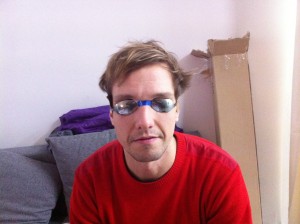 Goggles for Johann Arens, made by Jay Tan